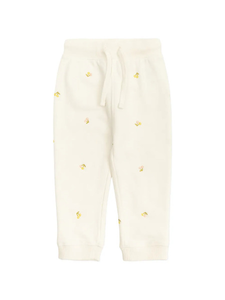  Bonpoint Bambo Embroidered Drawstring Track Pants - Neutrals 