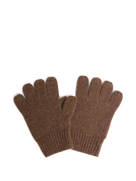  Bonpoint Cashmere Gloves - Brown 