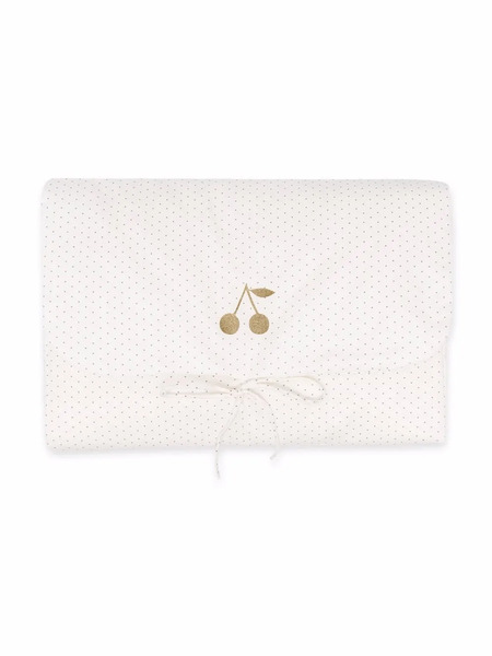 Bonpoint Cherry-print Changing Mat - White 
