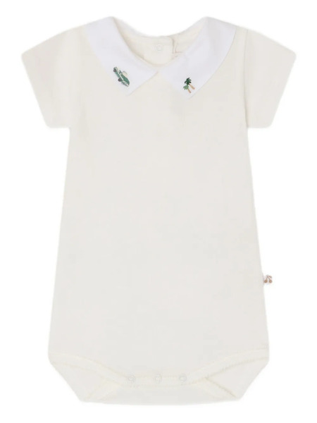 Bonpoint Collared Embroidered Body - Neutrals 