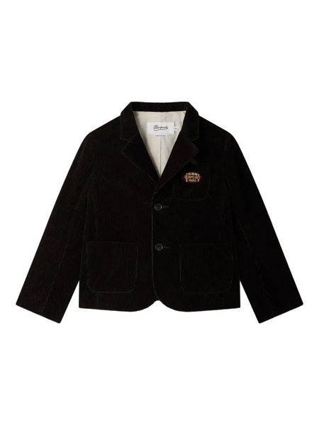  Bonpoint Corduroy Logo-patch Blazer - Brown 