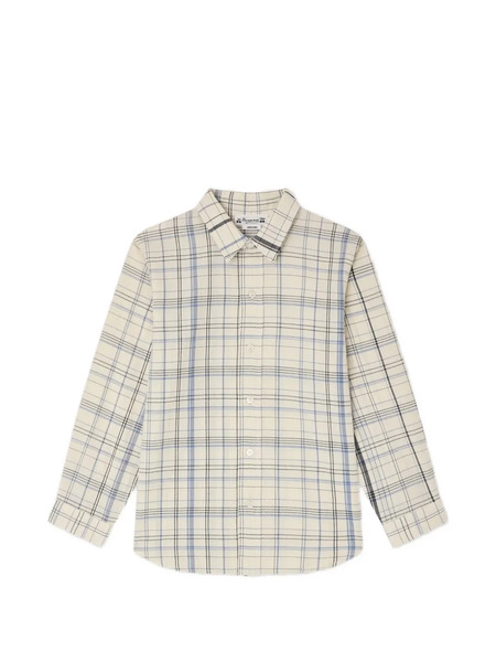  Bonpoint Daho Checked Shirt - Neutrals 