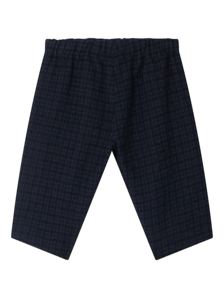  Bonpoint Dandy Gingham-check Elastic-waist Trousers - Blue 