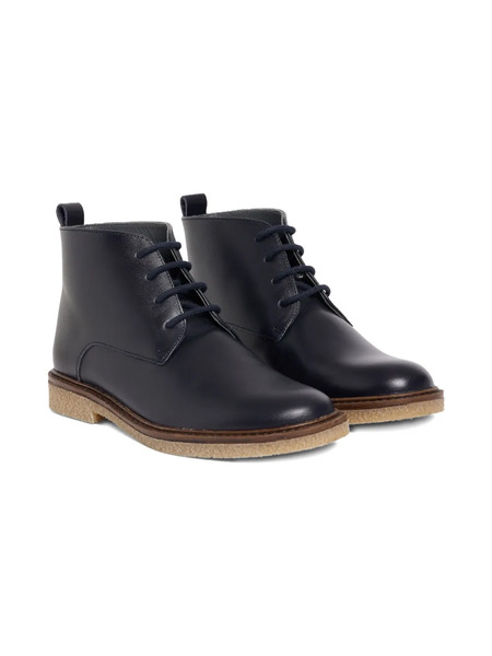  Bonpoint Dao Lace-up Leather Boots - Blue 
