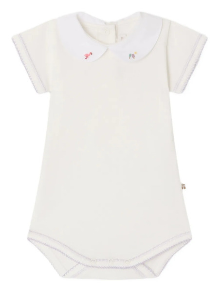  Bonpoint Embroidered Collared Body - Neutrals 