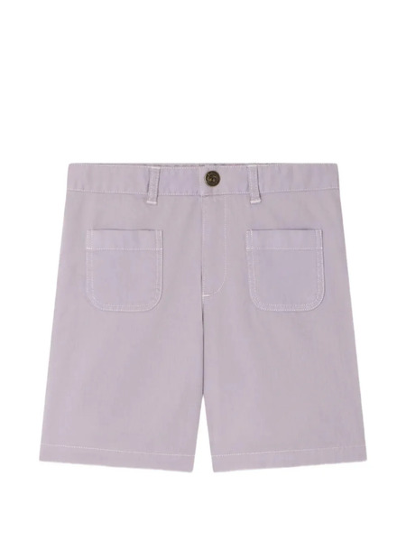  Bonpoint Eureka Patch-pocket Shorts - Purple 