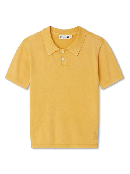  Bonpoint Fernando Cotton Polo Top - Yellow 