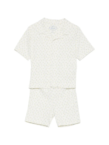  Bonpoint Floral-pattern Shorts Set - Neutrals 