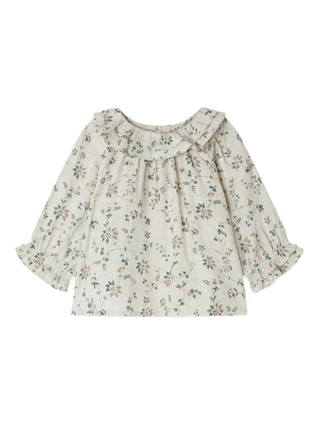 Bonpoint Floral-print Blouse - Grey 