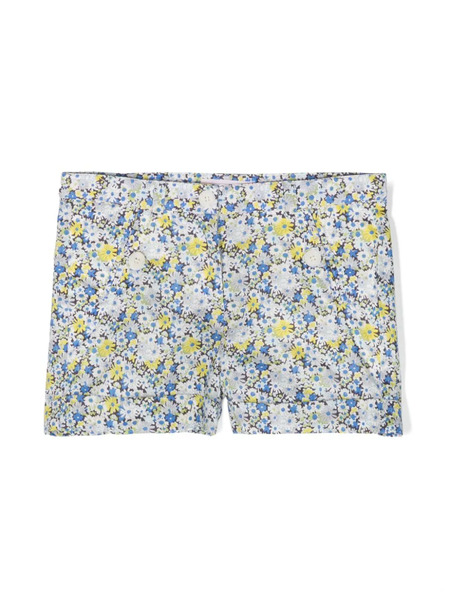  Bonpoint Floral-print Cotton Shorts - White 