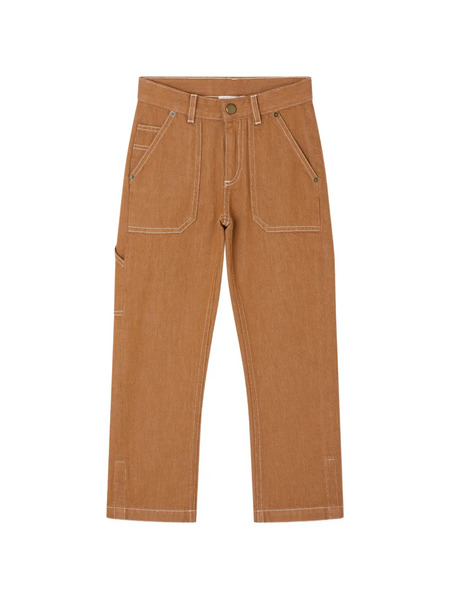  Bonpoint Gael Side-pocket Trousers - Brown 