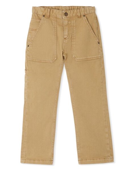  Bonpoint Gael Straight-leg Cargo Jeans - Neutrals 