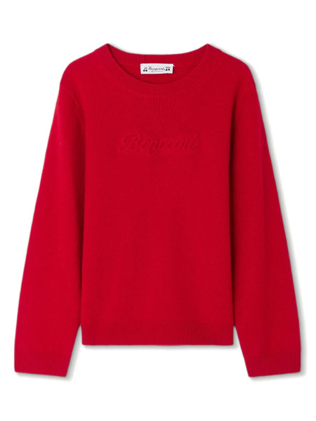  Bonpoint Garcin Logo-embossed Jumper - Red 