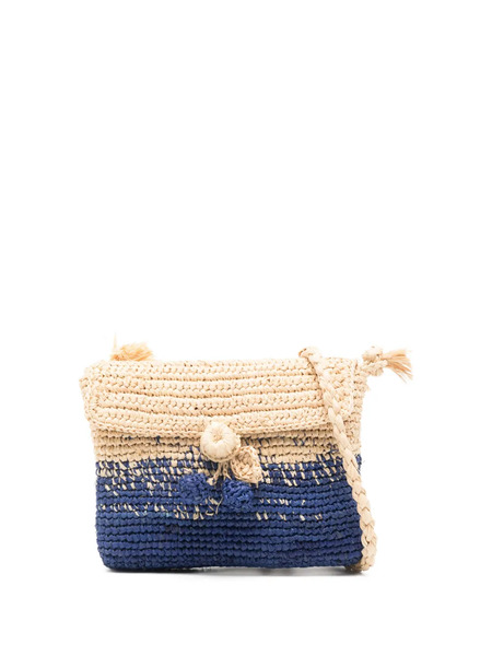  Bonpoint Gouter Flower-appliqué Shoulder Bag - Neutrals 