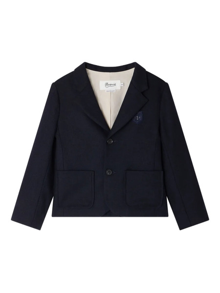  Bonpoint Gregoir Patch-pocket Blazer - Blue 