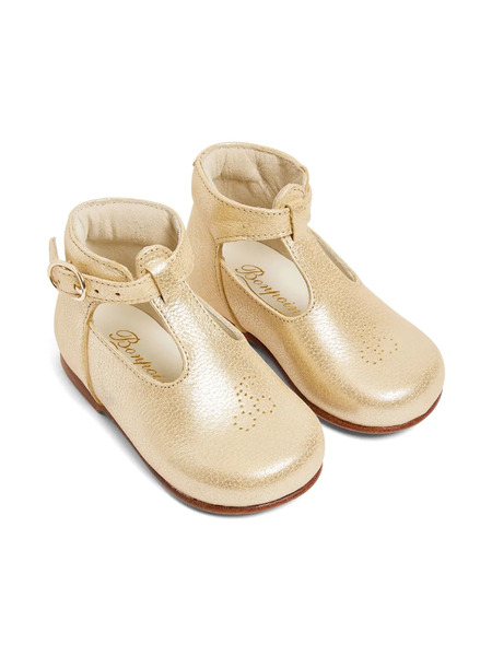  Bonpoint Leather Pre-walkers - Gold 