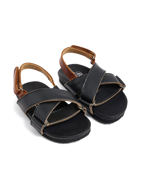  Bonpoint Leather Sandals - Black 