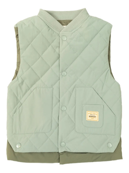  Bonpoint Leo Quilted Jacket - Green 