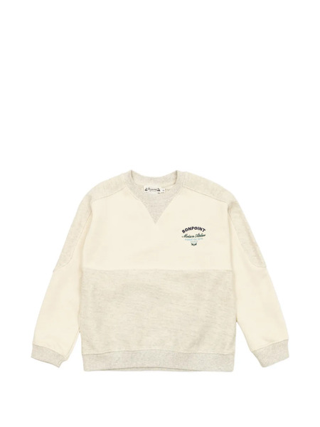  Bonpoint Logo-detail Sweatshirt - Neutrals 