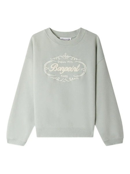  Bonpoint Logo-embroidered Sweatshirt - Green 