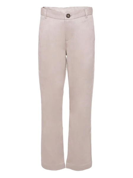  Bonpoint Logo-embroidered Trousers - Neutrals 