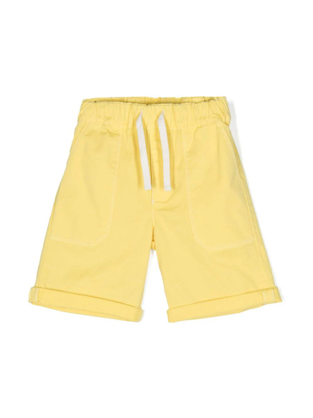  Bonpoint Logo-patch Bermuda Shorts - Yellow 