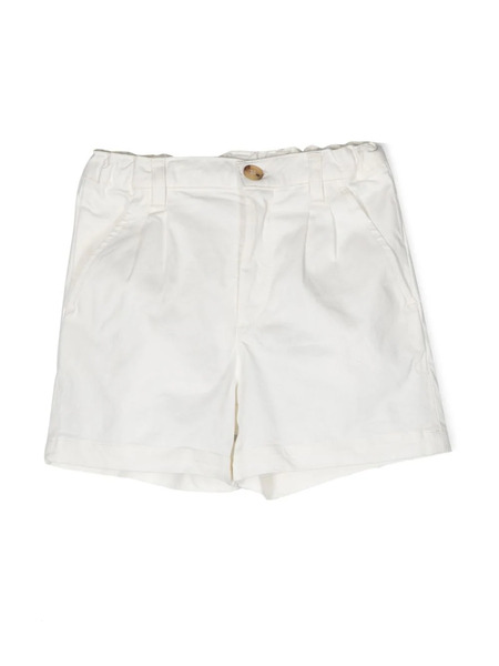  Bonpoint Logo-patch Chino Shorts - White 
