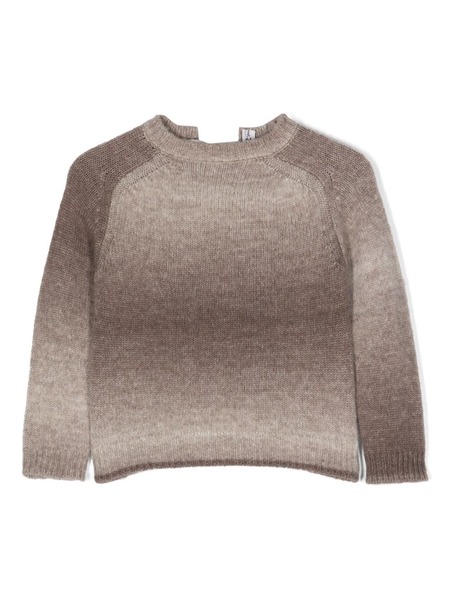  Bonpoint Long-sleeve Knitted Sweatshirt - Neutrals 