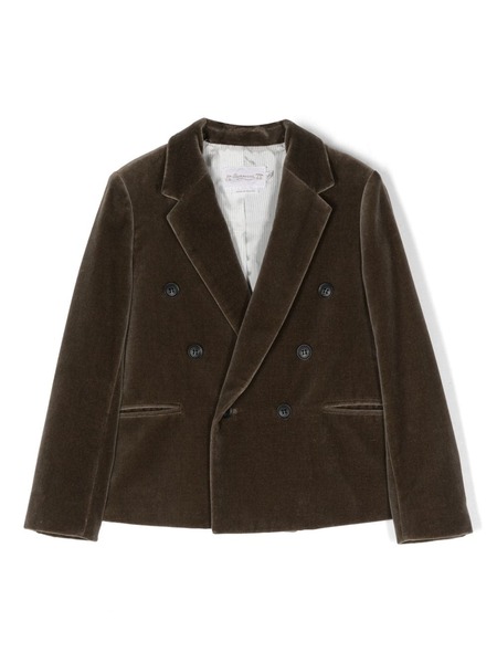  Bonpoint Notched-lapel Double-breasted Blazer - Green 