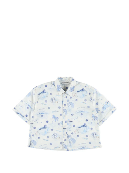  Bonpoint Printed Shirt - White 