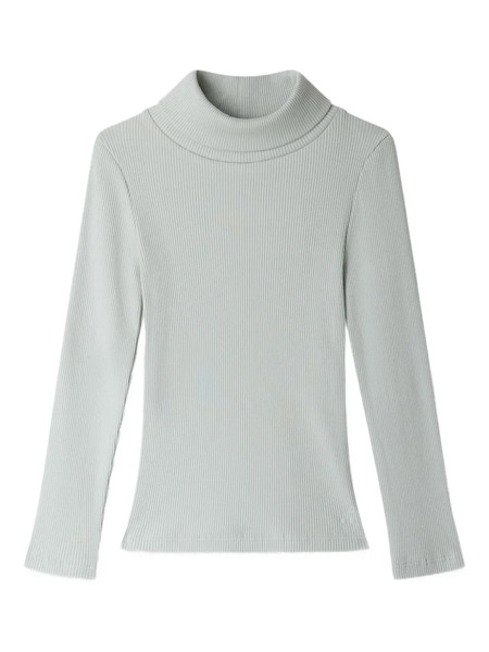  Bonpoint Ribbed Turtleneck Sweater - Green 