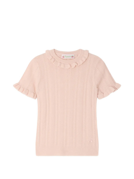  Bonpoint Ruffled Lucie Top - Pink 
