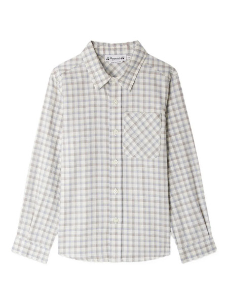  Bonpoint Tango Checked Shirt - Neutrals 