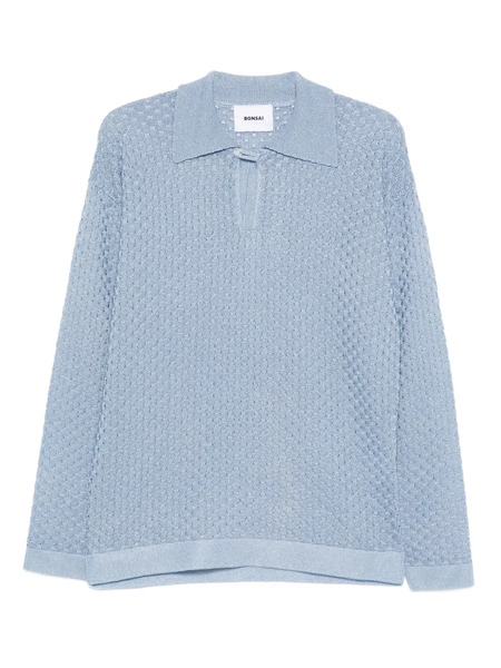  Bonsai Polo-neck Sweater - Blue 