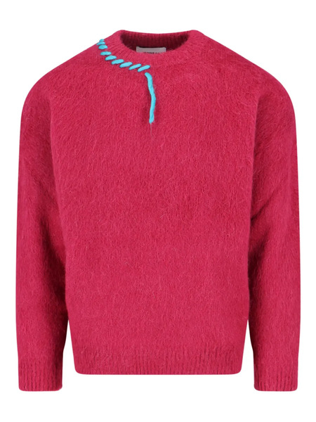  Bonsai Stitched Knit Jumper - Red 