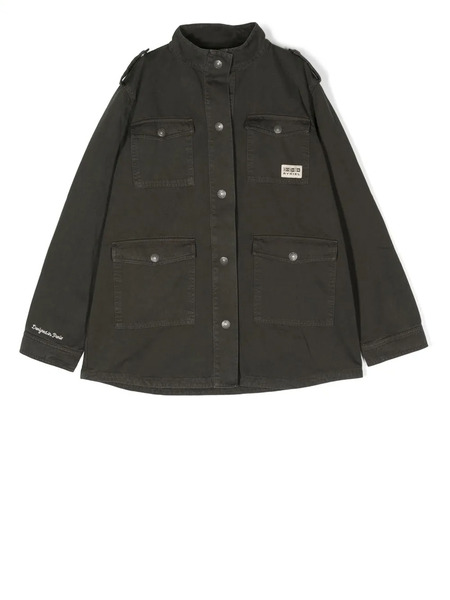  Bonton Rykiel Graphic-print Coat - Green 