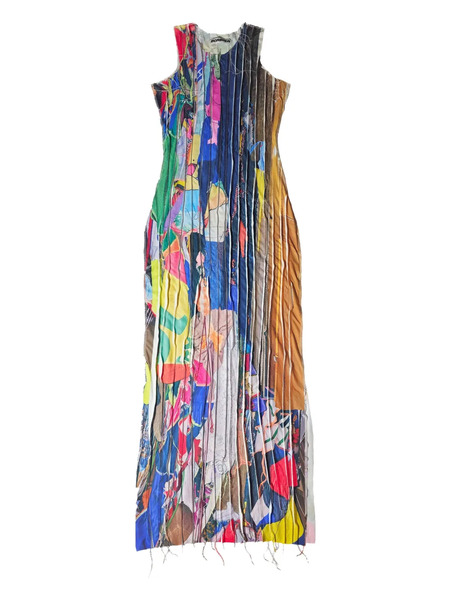  Borbala Printed Maxi Dress - Blue 