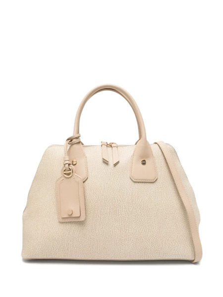  Borbonese Detachable-strap Tote Bag - Neutrals 