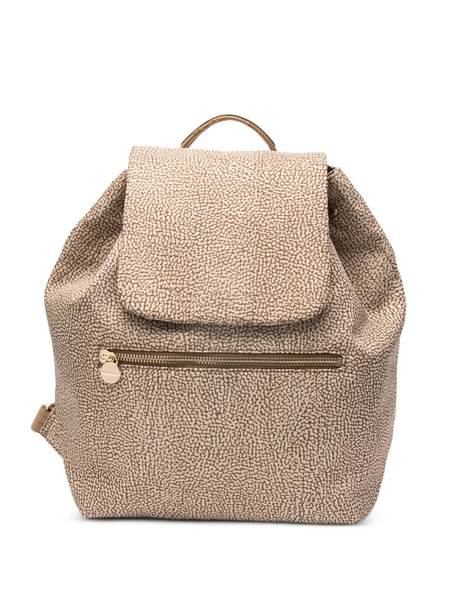  Borbonese Medium Eco Backpack - Neutrals 