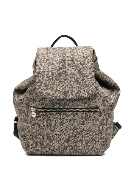  Borbonese Medium Eco Backpack - Neutrals 