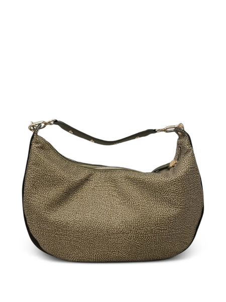  Borbonese Medium Frame Dotted Hobo Shoulder Bag - Green 
