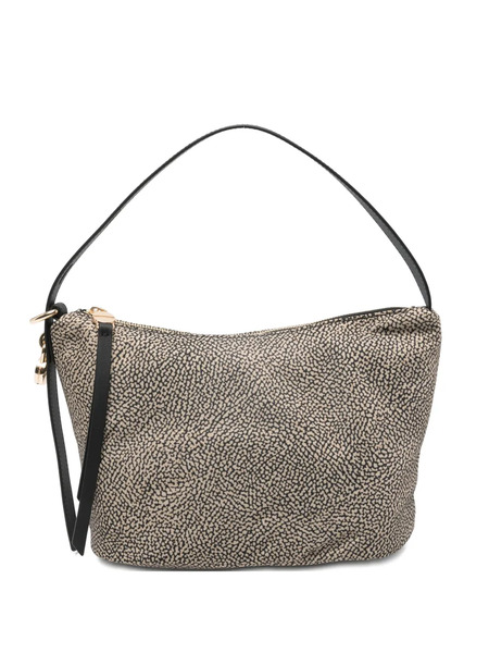  Borbonese Patterned Zipped Tote Bag - Brown 