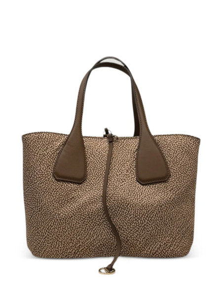  Borbonese Printed Shoulder Bag - Brown 