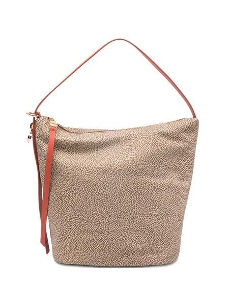  Borbonese Printed Strap Tote Bag - Neutrals 