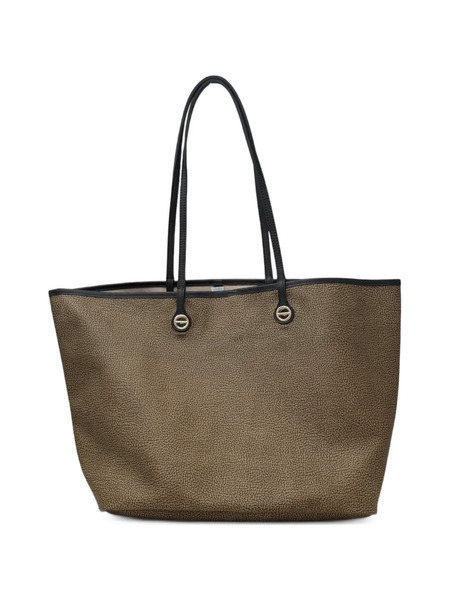  Borbonese Printed Top Handle Shoulder Bag - Brown 