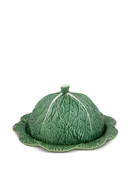  Bordallo Pinheiro Cabbage Cheese Tray - Green 