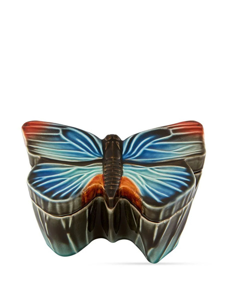  Bordallo Pinheiro 'cloudy Butterflies' Box - Brown 