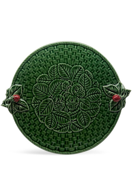  Bordallo Pinheiro Morango Cheese Tray - Green 