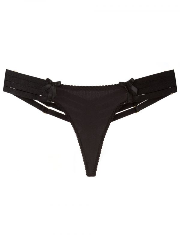  Bordelle Adjustable Thong - Black 