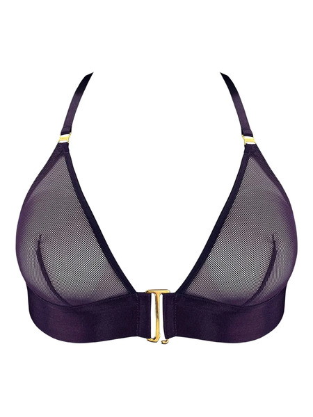  Bordelle Nara Triangle Bra - Purple 